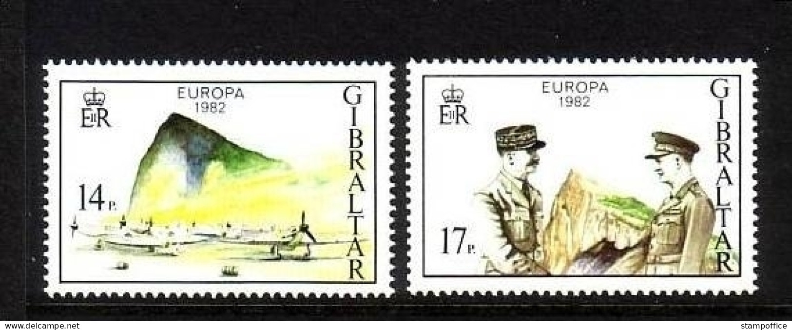 GIBRALTAR MI-NR. 451-452 POSTFRISCH(MINT) EUROPA 1982 HISTORISCHE EREIGNISSE - Gibraltar