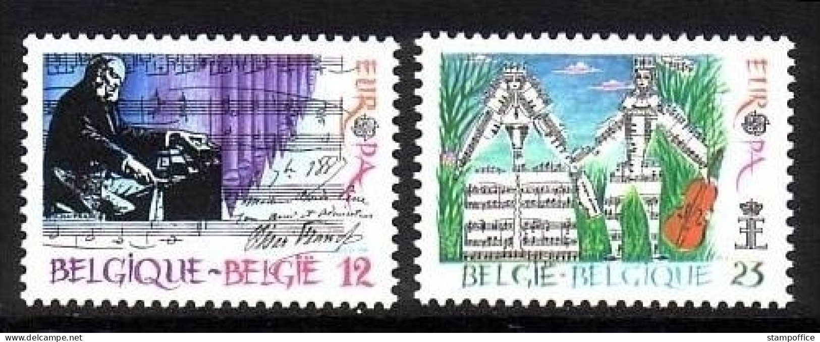 BELGIEN MI-NR. 2227-2228 POSTFRISCH(MINT) EUROPA 1985 - JAHR DER MUSIK - 1985