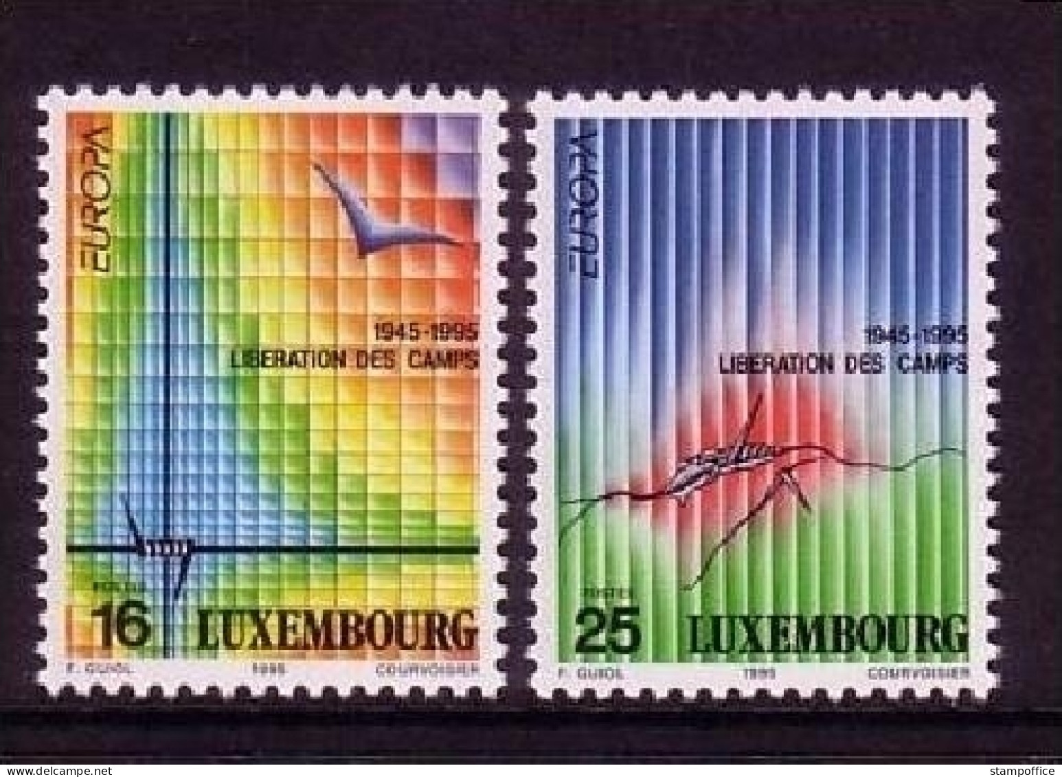 LUXEMBOURG MI-NR. 1368-1369 POSTFRISCH(MINT) EUROPA 1995 FRIEDEN Und FREIHEIT - 1995