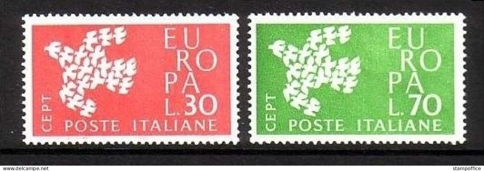 ITALIEN MI-NR. 1113-1114 POSTFRISCH(MINT) EUROPA 1961 TAUBE - 1961
