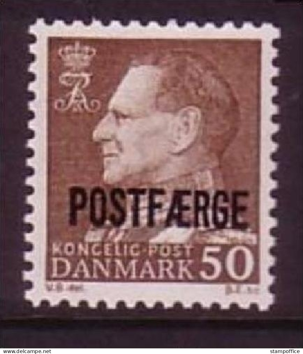 DÄNEMARK MI-NR. 46 POSTFRISCH(MINT) KÖNIG FREDERIK IX. Mit Aufdruck POSTFAERGE - Parcel Post