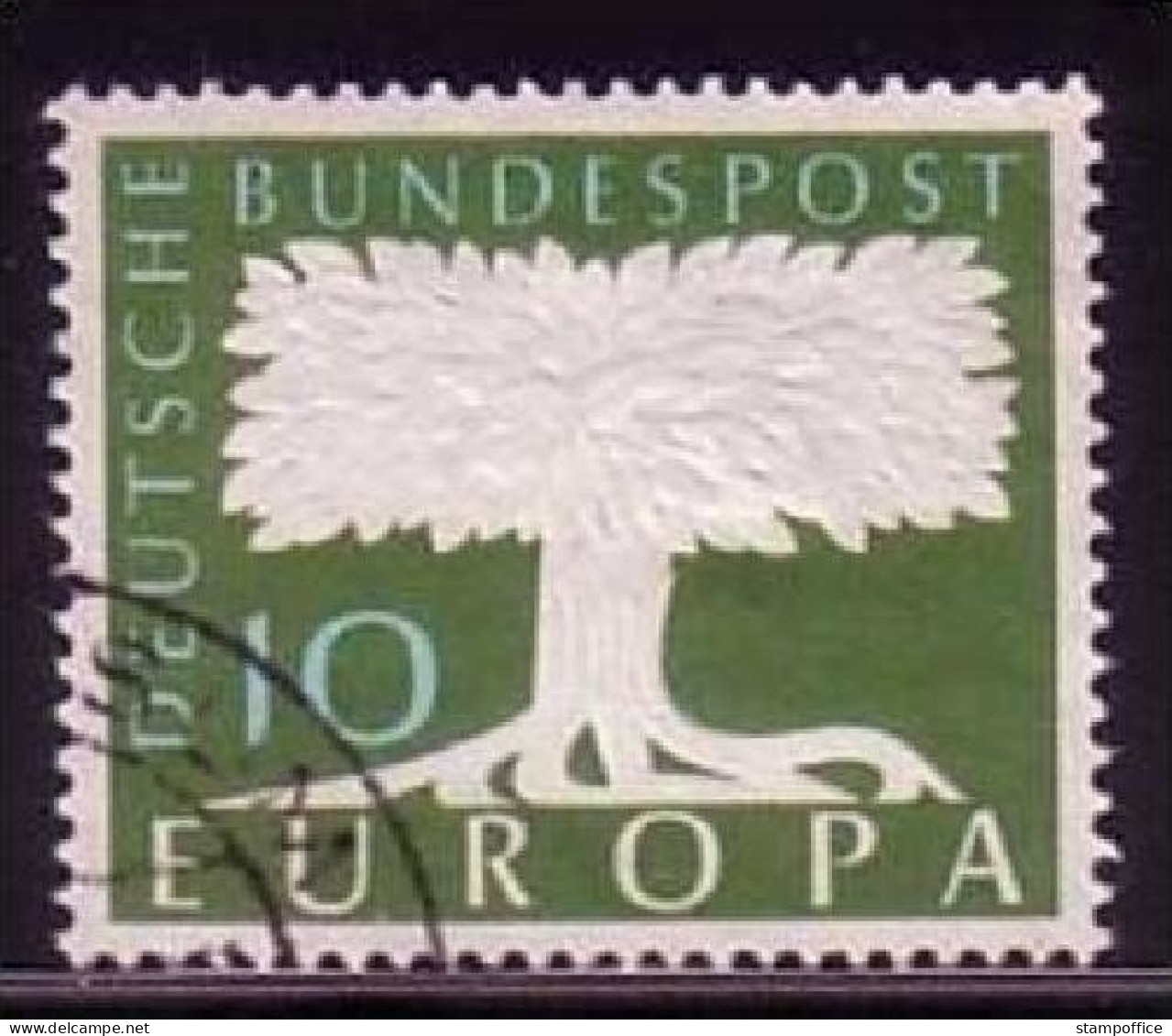 DEUTSCHLAND MI-NR. 294 GESTEMPELT(USED) EUROPA CEPT 1957 MIT WASSERZEICHEN - 1957