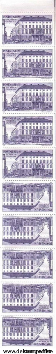SCHWEDEN PROVHÄFTE POSTMUSEUM - PROBEHEFTCHEN - 1981-..