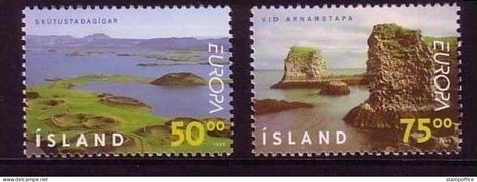 ISLAND MI-NR. 913-914 POSTFRISCH(MINT) EUROPA 1999 NATUR- Und NATIONALPARKS - 1999