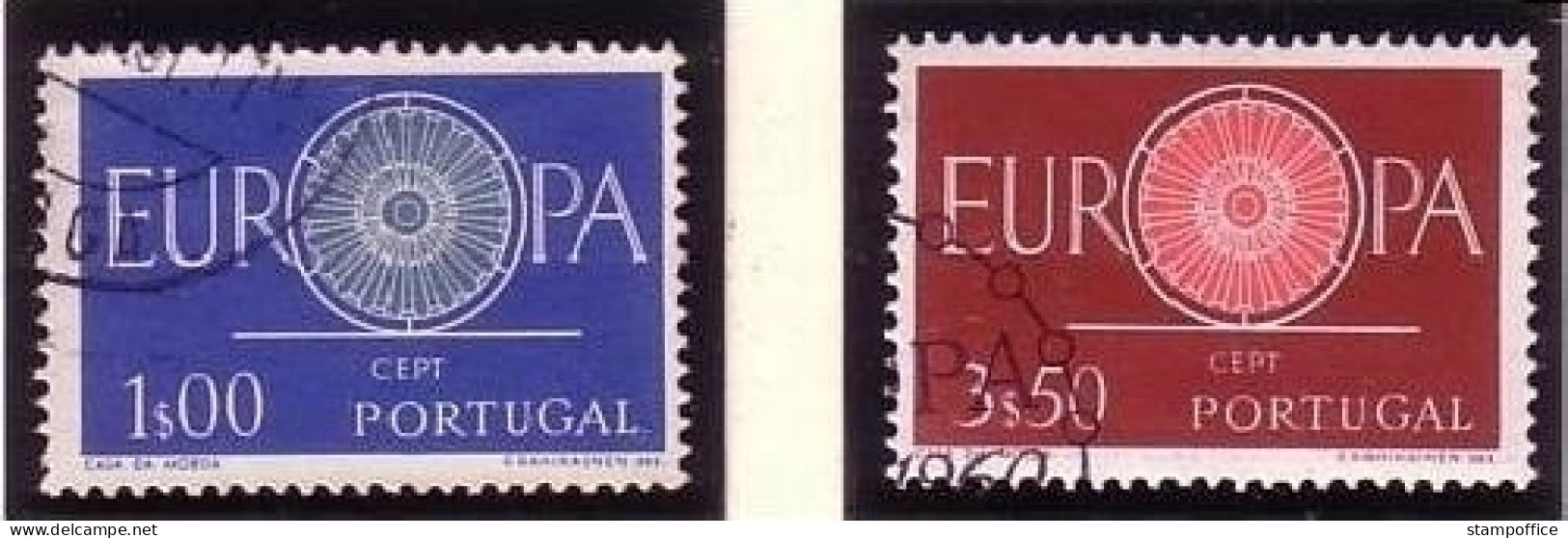 PORTUGAL MI-NR. 898-899 GESTEMPELT(USED) EUROPA 1960 WAGENRAD - 1960