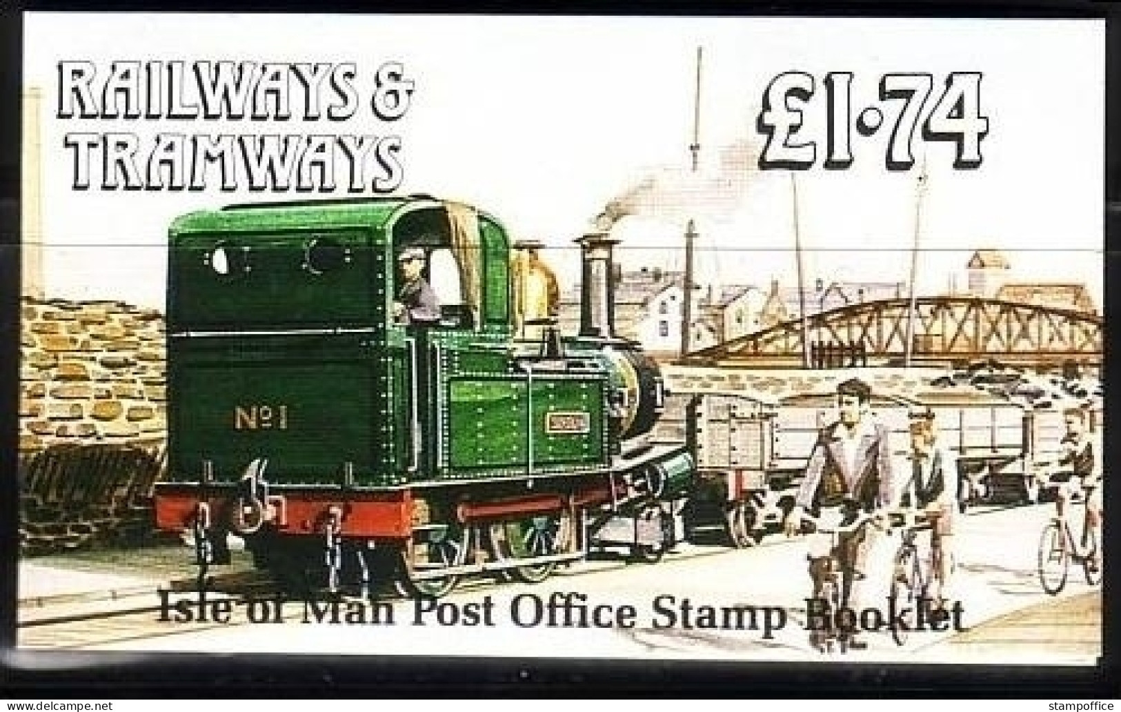 ISLE OF MAN MH 22 POSTFRISCH(MINT) RAILWAYS & TRAMWAYS - HAFENBAHN - Isola Di Man