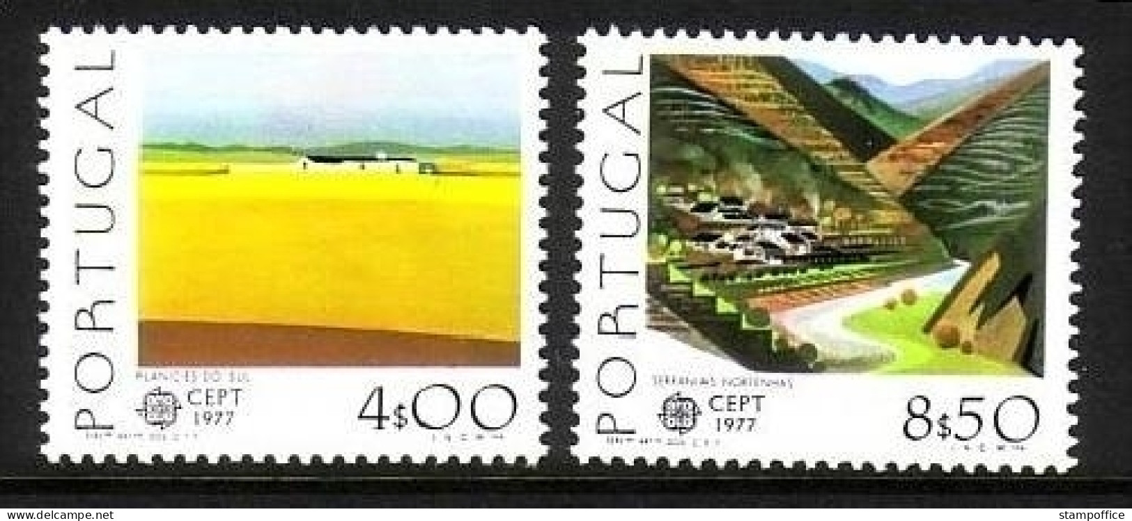 PORTUGAL MI-NR. 1360-1361 Y POSTFRISCH(MINT) EUROPA 1977 LANDSCHAFTEN - 1977