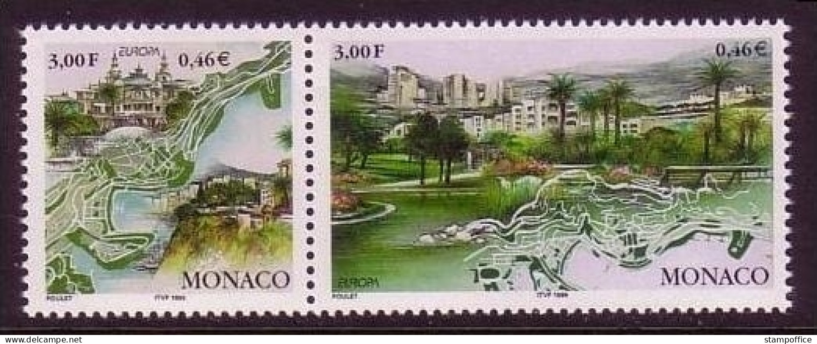 MONACO MI-NR. 2454-2455 POSTFRISCH(MINT) EUROPA 1999 NATUR- Und NATIONALPARKS - 1999