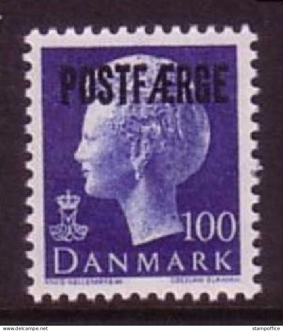 DÄNEMARK MI-NR. 47 POSTFRISCH(MINT) KÖNIGIN MARGRETHE II. Mit Aufdruck POSTFAERGE - Paketmarken