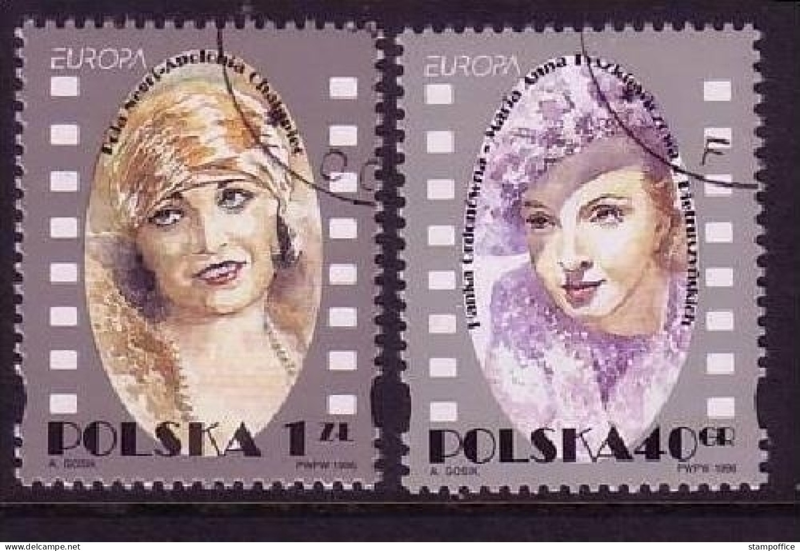 POLEN MI-NR. 3584-3585 O EUROPA 1996 - BERÜHMTE FRAUEN - 1996