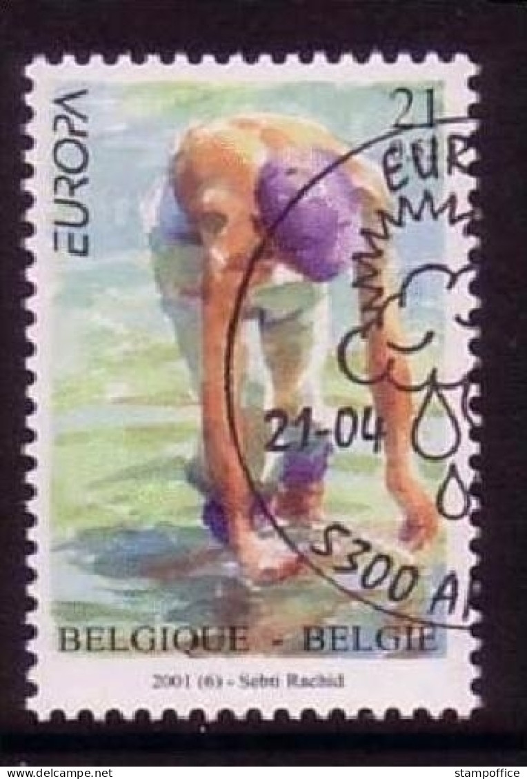 BELGIEN MI-NR. 3039 GESTEMPELT(USED) EUROPA 2001 WASSER - 2001