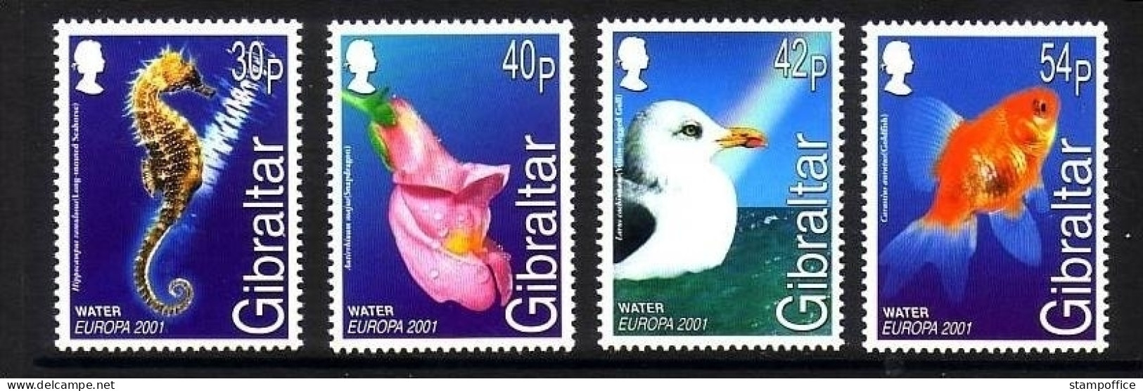 GIBRALTAR MI-NR. 962-965 POSTFRISCH(MINT) EUROPA 2001 WASSER SEEPFERDCHEN MÖWE - 2001