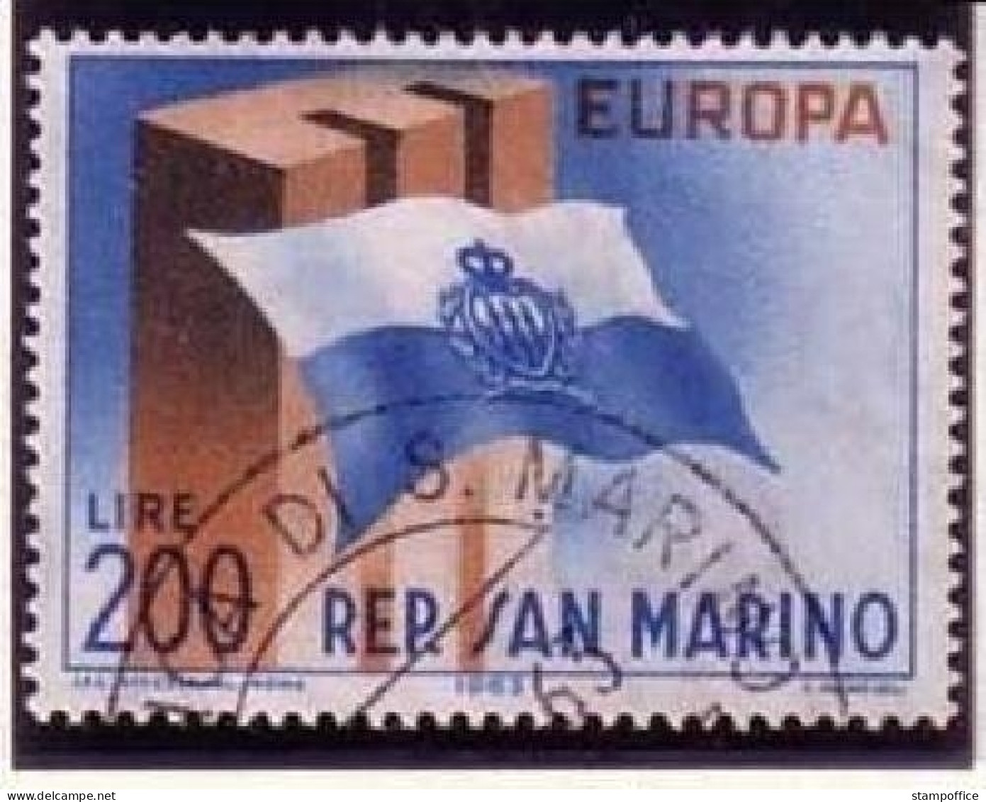 SAN MARINO MI-NR. 781 GESTEMPELT(USED) EUROPA 1963 - 1963