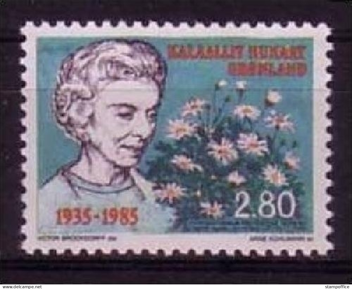 GRÖNLAND MI-NR. 159 POSTFRISCH(MINT) KÖNIGIN INGRID 1985 - Ungebraucht