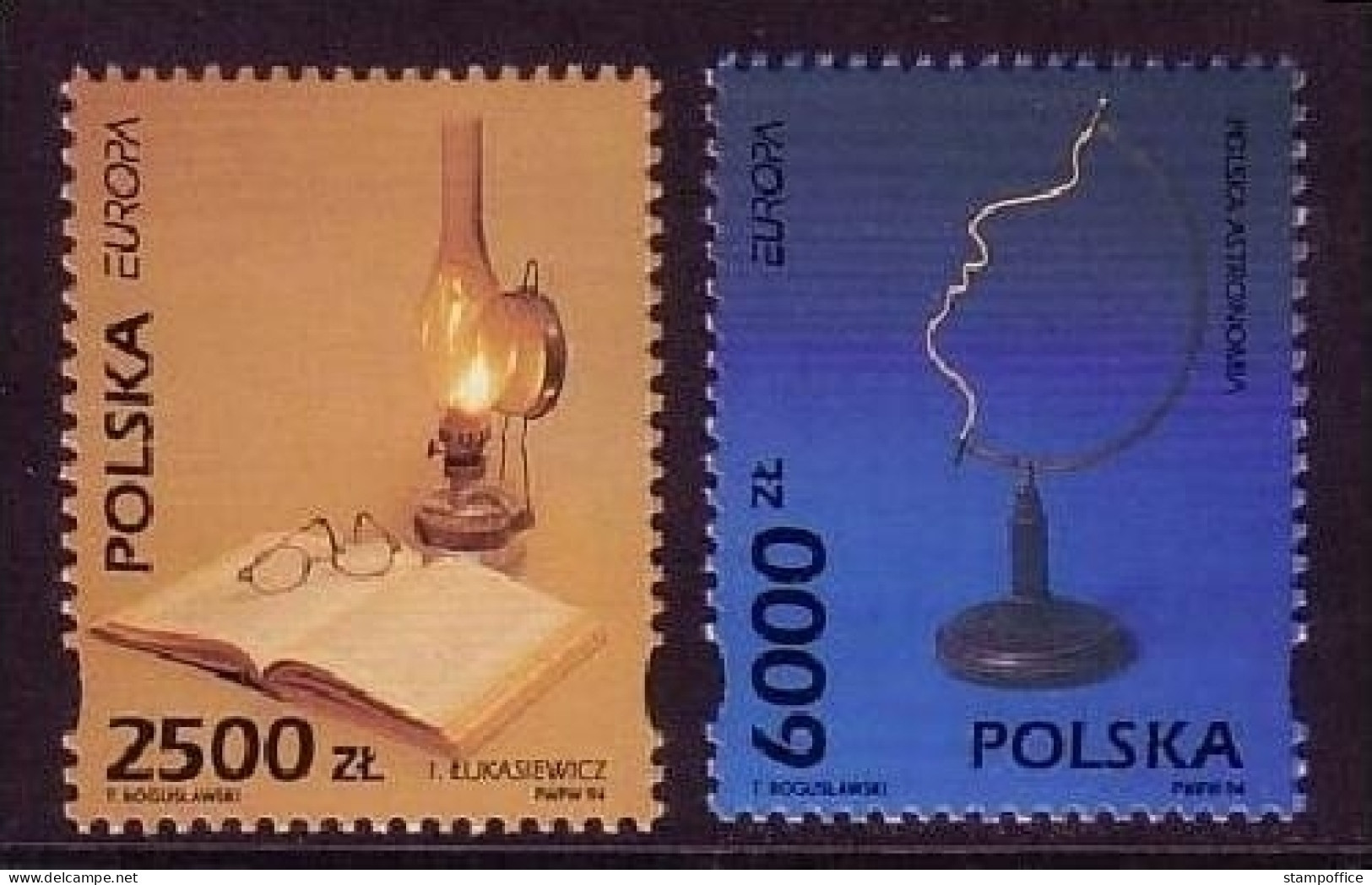 POLEN MI-NR. 3486-3487 POSTFRISCH(MINT) EUROPA 1994 ENTDECKUNGEN Und ERFINDUNGEN BUCH BRILLE - 1994