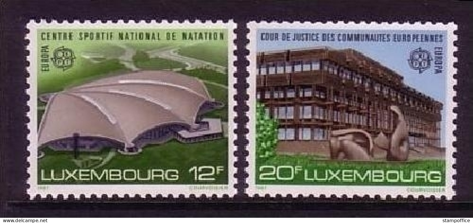 LUXEMBOURG MI-NR. 1174-1775 POSTFRISCH(MINT) EUROPA 1987 - MODERNE ARCHITEKTUR GERICHTSHOF - 1987