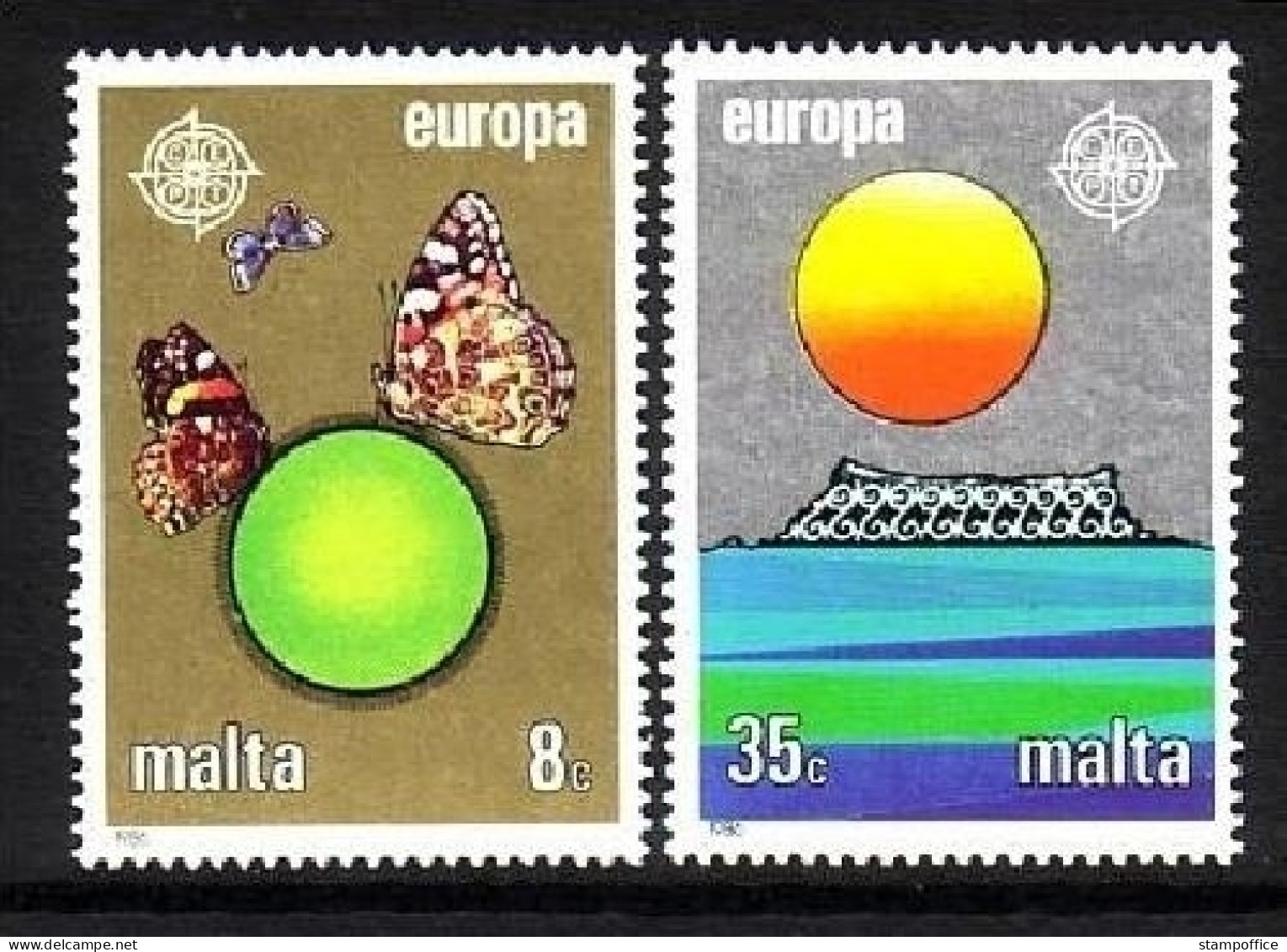 MALTA MI-NR. 746-747 POSTFRISCH(MINT) EUROPA 1986 NATUR- Und UMWELTSCHUTZ SCHMETTERLINGE - 1986