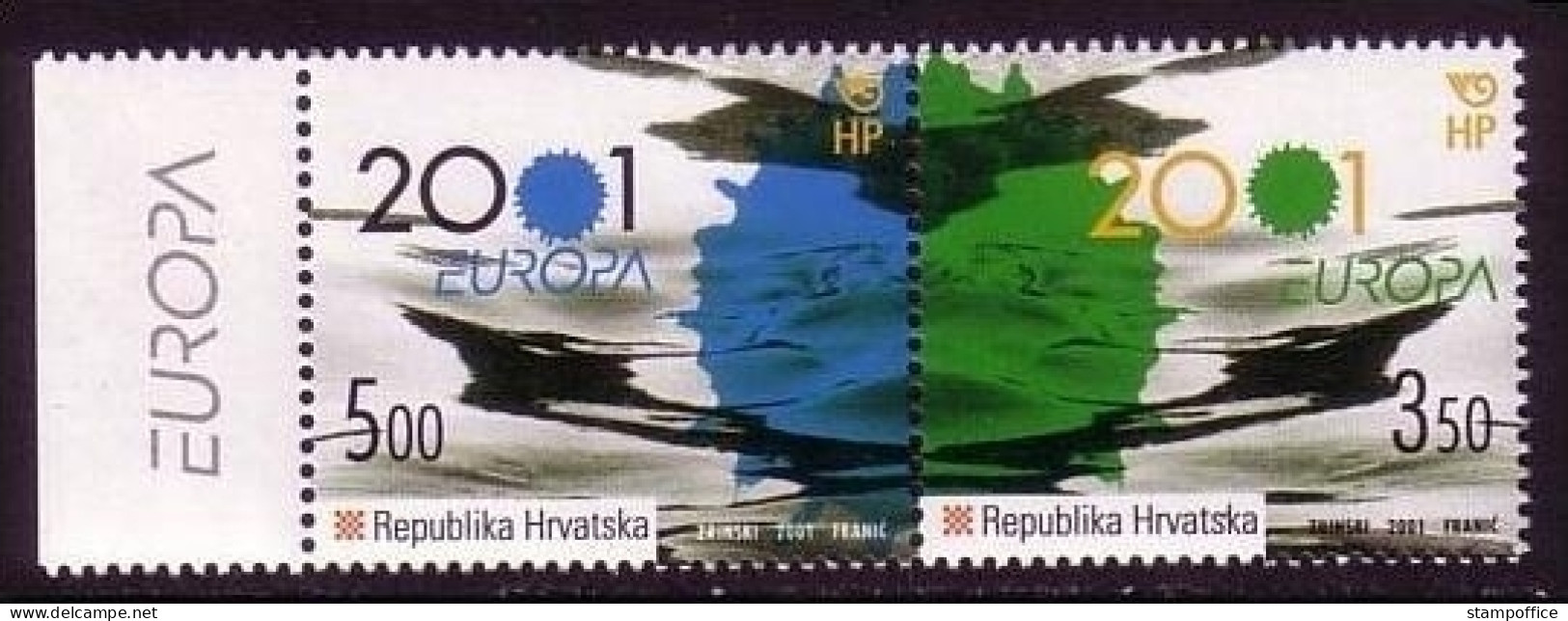 KROATIEN MI-NR. 570-571 POSTFRISCH(MINT) EUROPA 2001 WASSER - 2001