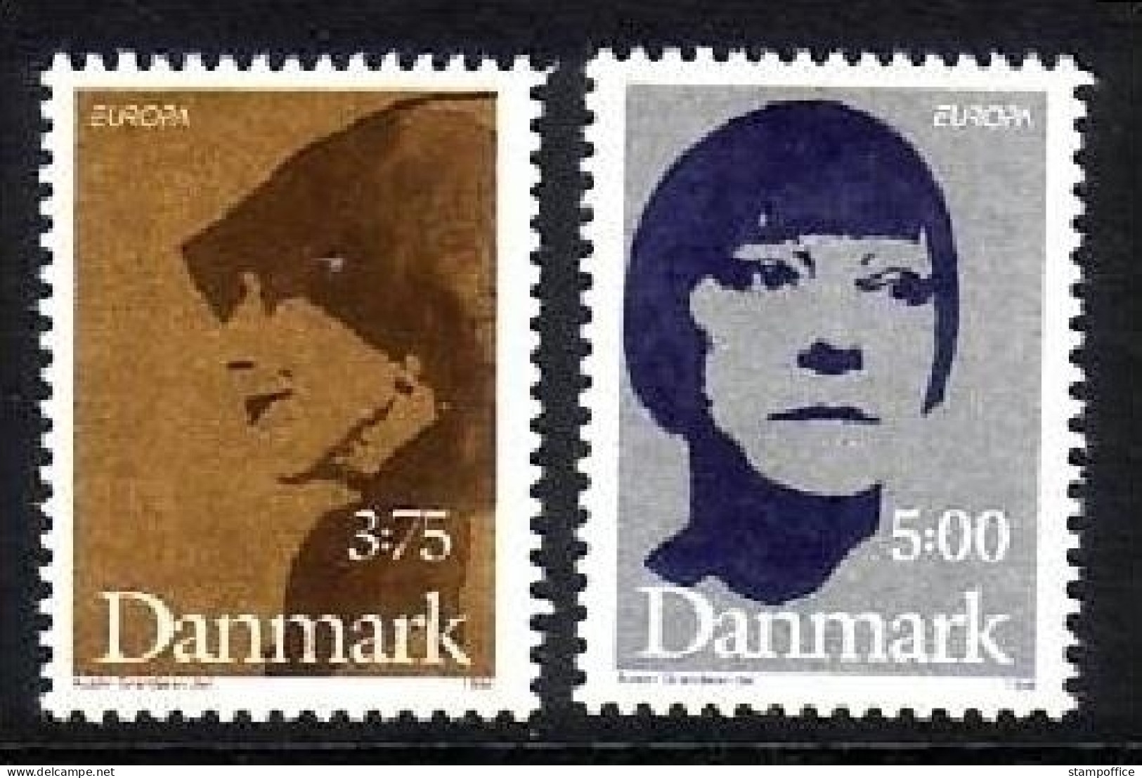 DÄNEMARK MI-NR. 1124-1125 POSTFRISCH EUROPA 1996 BERÜHMTE FRAUEN ASTA NIELSEN - 1996