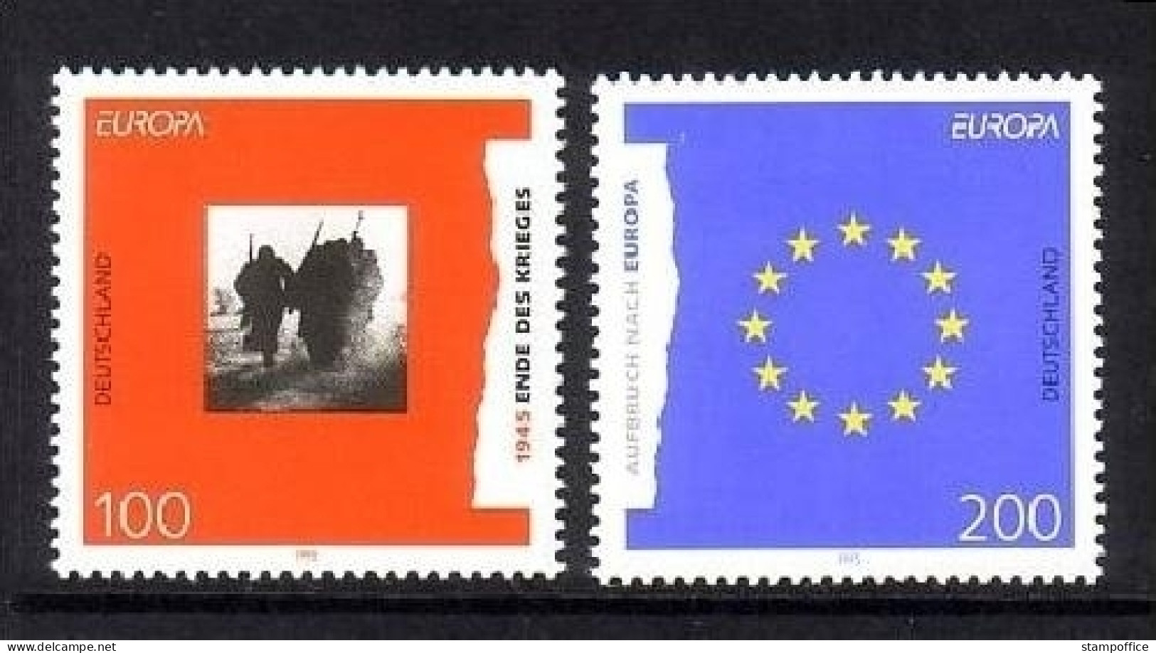 DEUTSCHLAND MI-NR. 1790-1791 POSTFRISCH(MINT) EUROPA 1995 FRIEDEN Und FREIHEIT - 1995