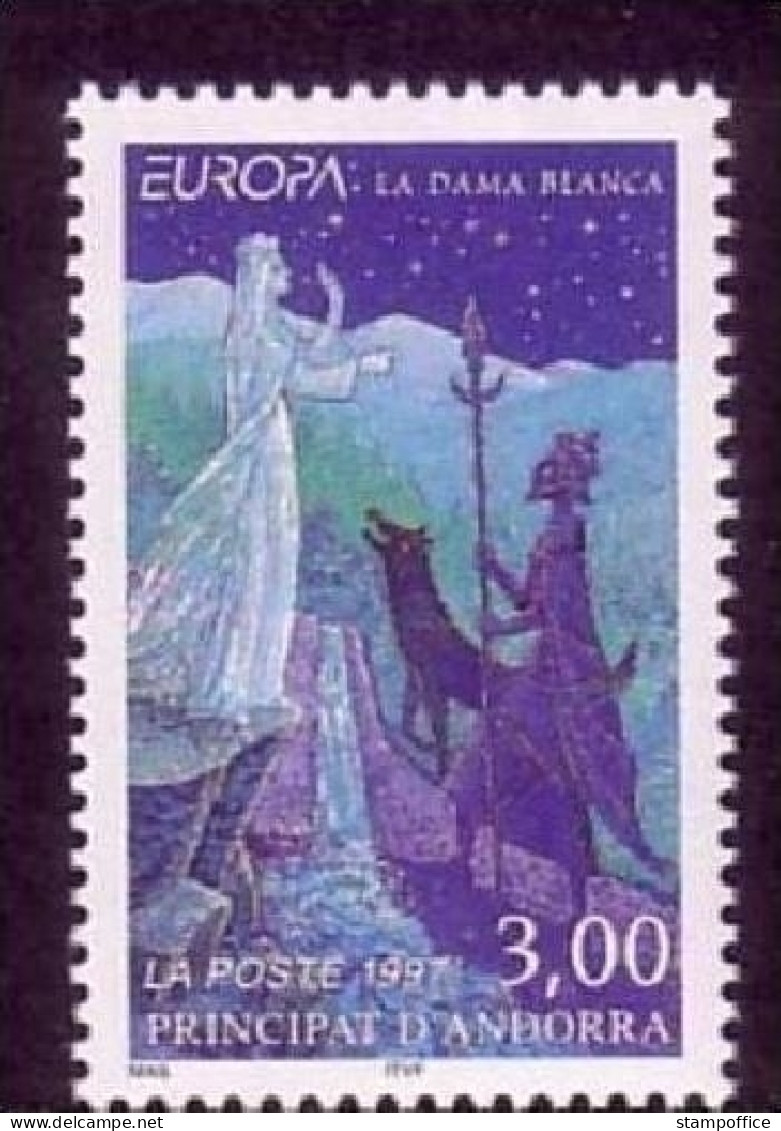 ANDORRA FRANZÖSISCH MI-NR. 508 POSTFRISCH EUROPA 1997 - SAGEN Und LEGENDEN - 1997