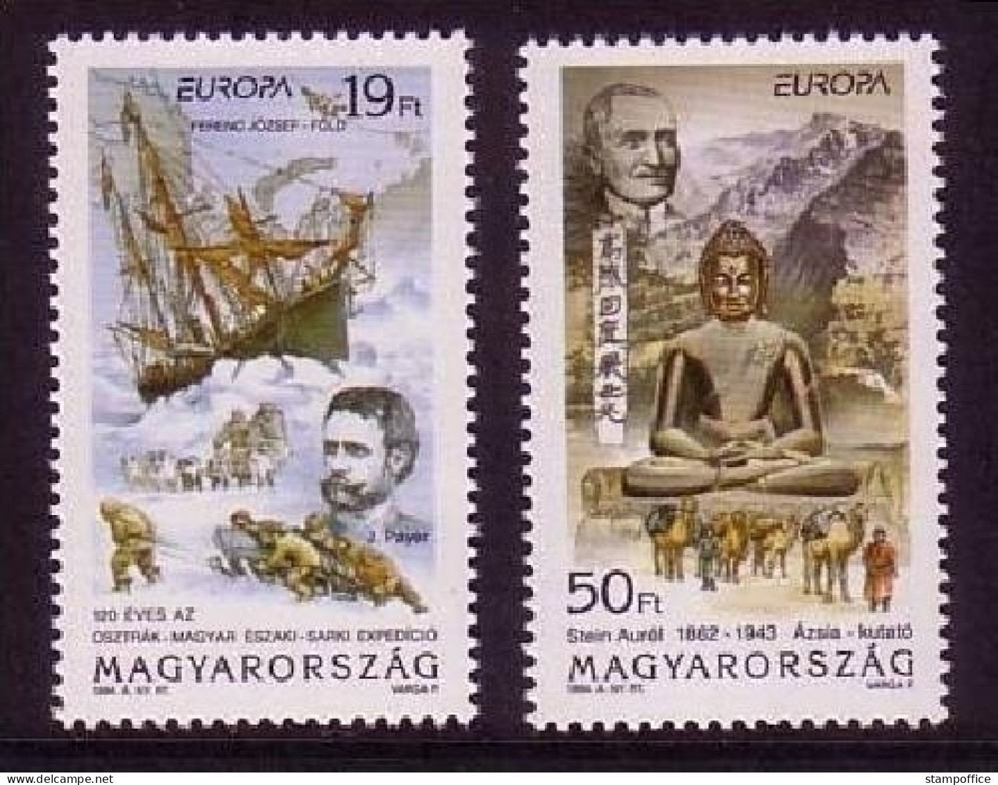 UNGARN MI-NR. 4287-4288 POSTFRISCH(MINT) EUROPA 1994 ENTDECKUNGEN Und ERFINDUNGEN SCHIFF - 1994