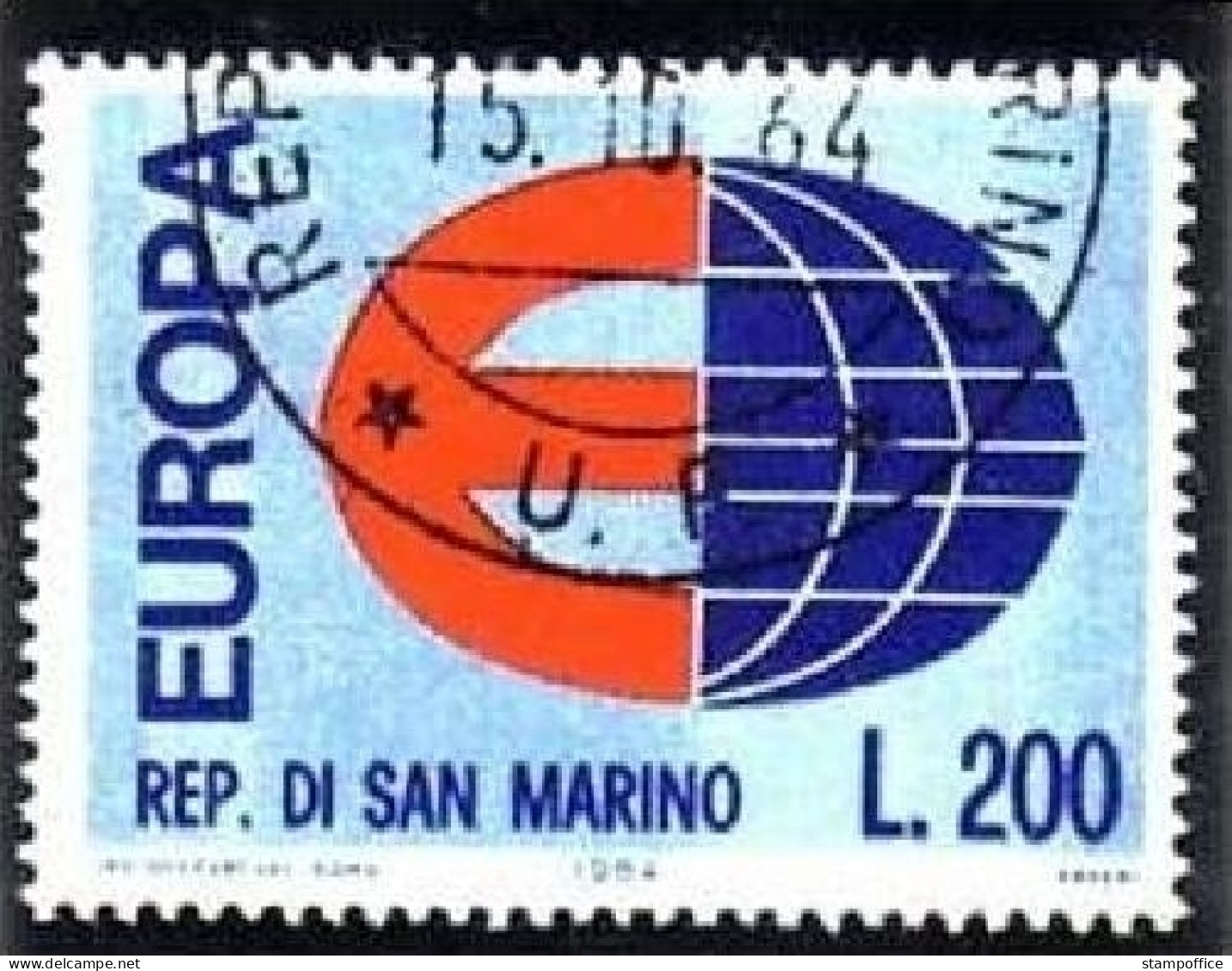 SAN MARINO MI-NR. 826 GESTEMPELT(USED) EUROPA 1964 - 1964