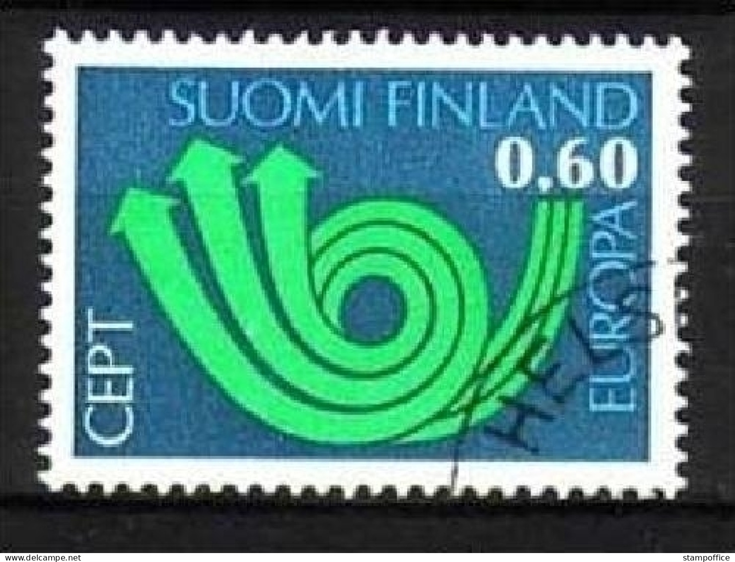 FINNLAND MI-NR. 722 O EUROPA 1973 - POSTHORN - 1973