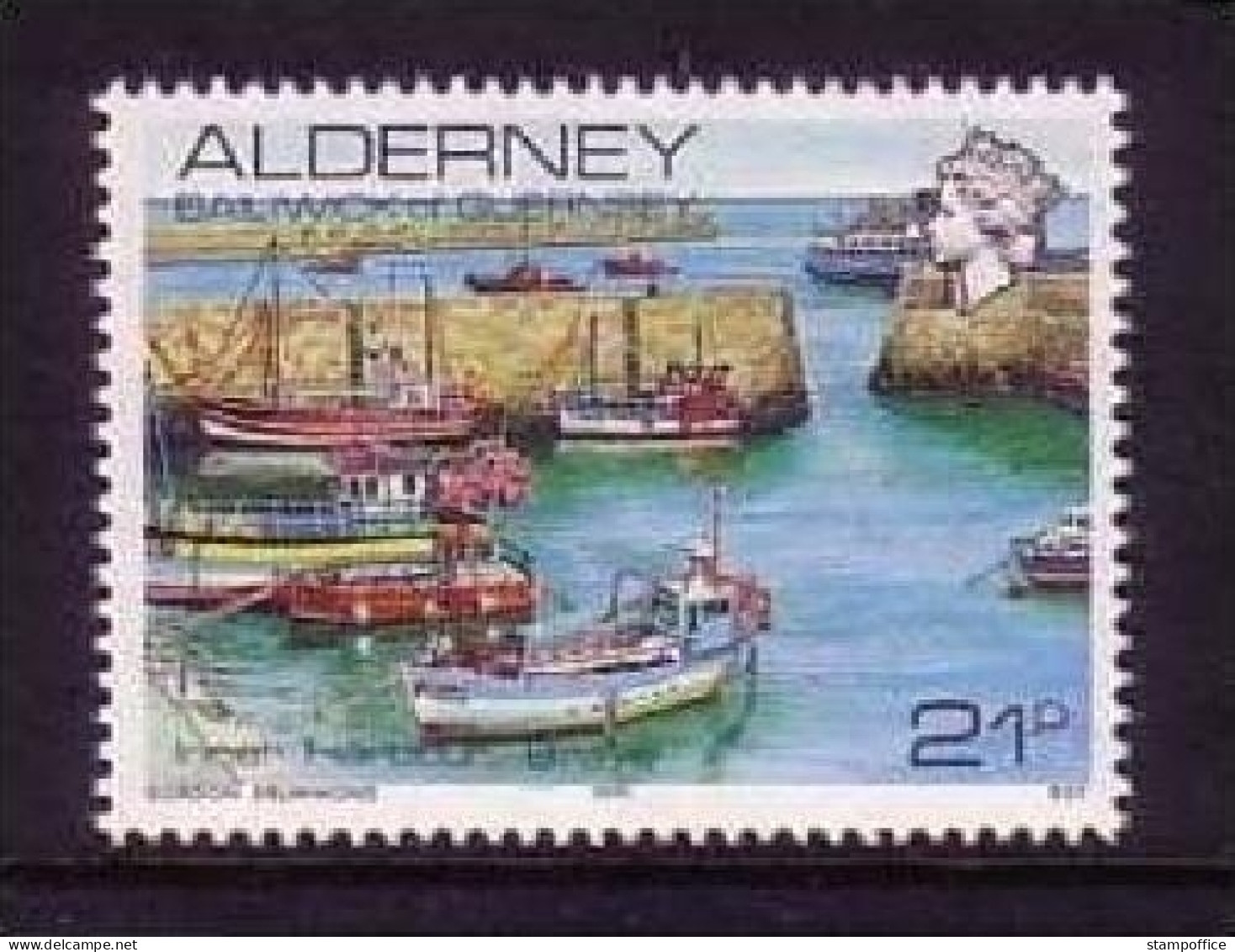 ALDERNEY MI-NR. 48 POSTFRISCH(MINT) INNERE HAFEN SCHIFFE 1991 - Alderney