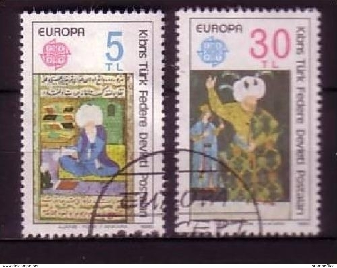 TÜRKISCH ZYPERN MI-NR. 83-84 GESTEMPELT(USED) EUROPA 1980 PERSÖNLICHKEITEN - 1980