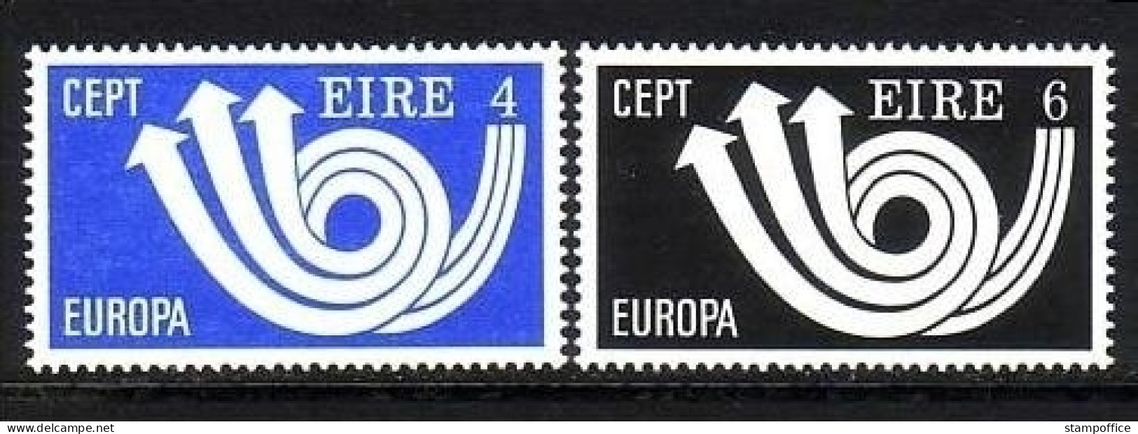 IRLAND MI-NR. 289-290 POSTFRISCH(MINT) EUROPA 1973 POSTHORN - 1973