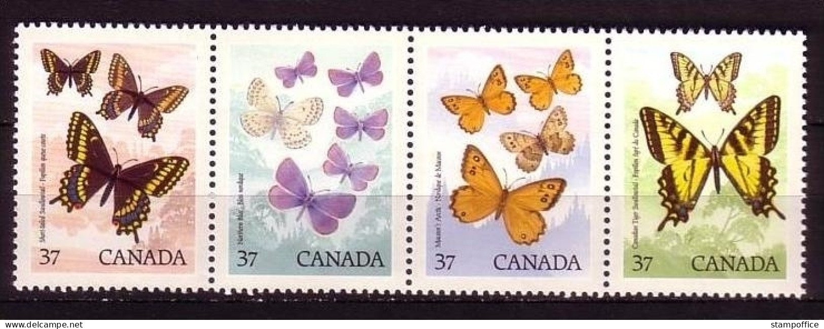 CANADA MI-NR. 1090-1093 POSTFRISCH(MINT) SCHMETTERLINGE BUTTERFLIES - Papillons