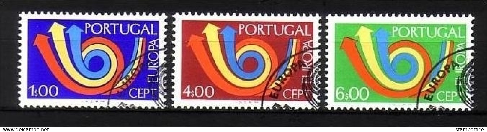 PORTUGAL MI-NR. 1199-1201 GESTEMPELT(USED) EUROPA 1973 POSTHORN - 1973