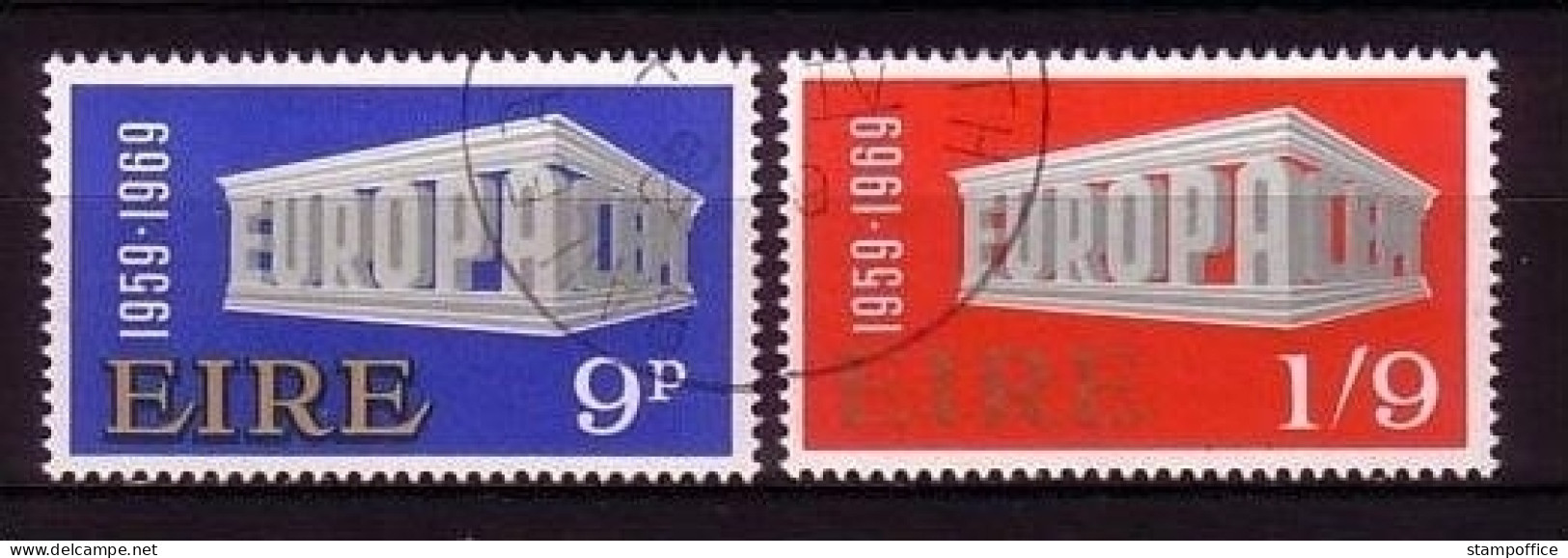 IRLAND MI-NR. 230-231 O EUROPA 1969 - EUROPA CEPT - 1969