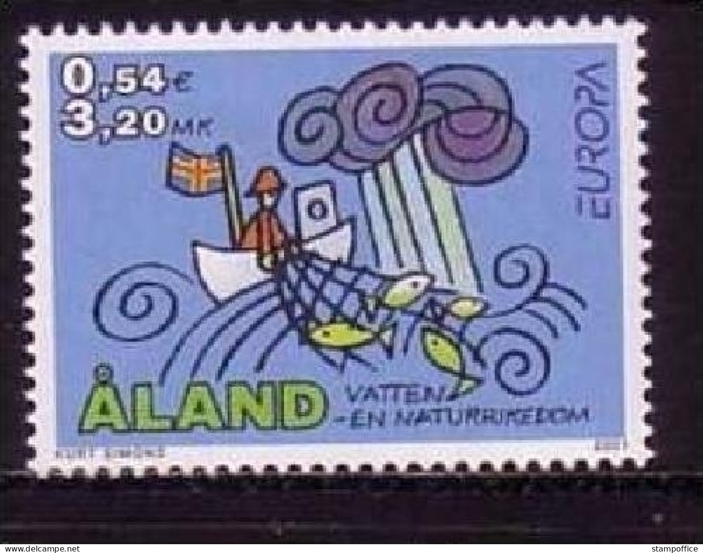 ALAND MI-NR. 191 POSTFRISCH(MINT) EUROPA 2001 LEBENSSPENDER WASSER - 2001