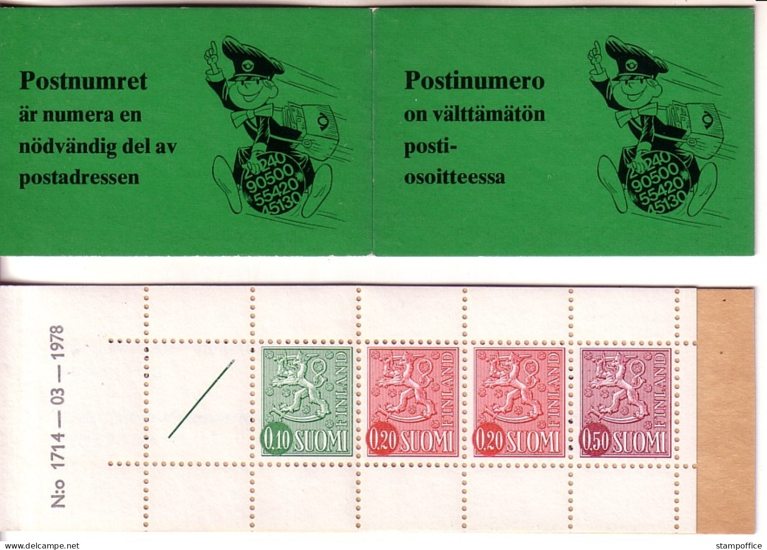FINNLAND MH 9 POSTFRISCH(MINT) WAPPENLÖWE - Postzegelboekjes