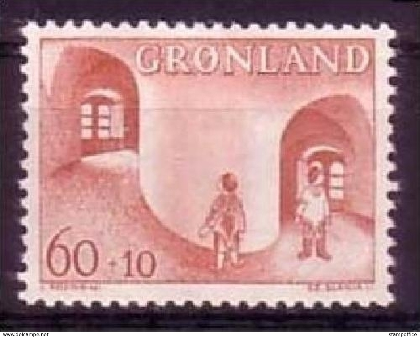 GRÖNLAND MI-NR. 70 POSTFRISCH(MINT) KINDERHILFE - Unused Stamps