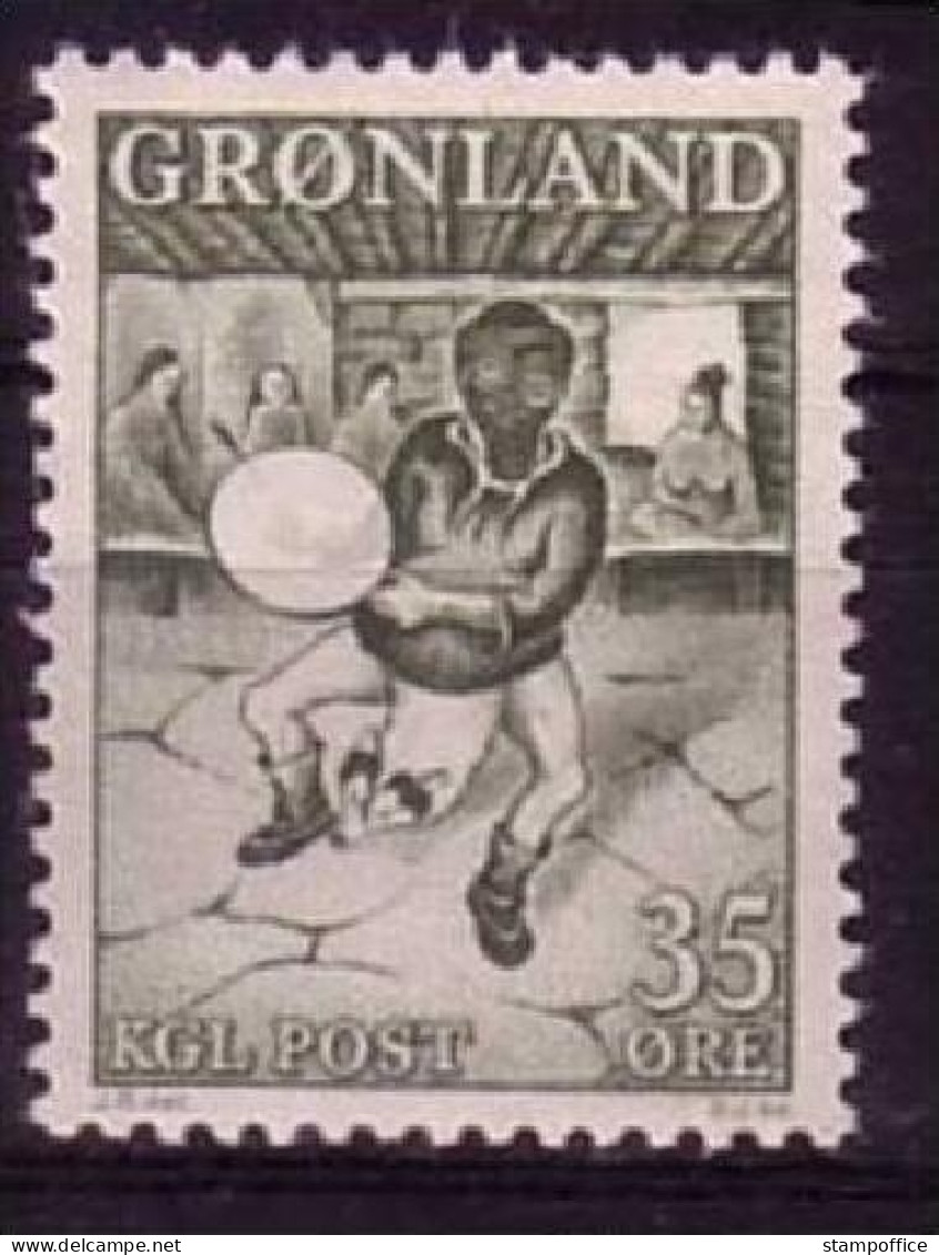 GRÖNLAND MI-NR. 46 POSTFRISCH(MINT) SAGE "TROMMELTÄNZER" - Fairy Tales, Popular Stories & Legends