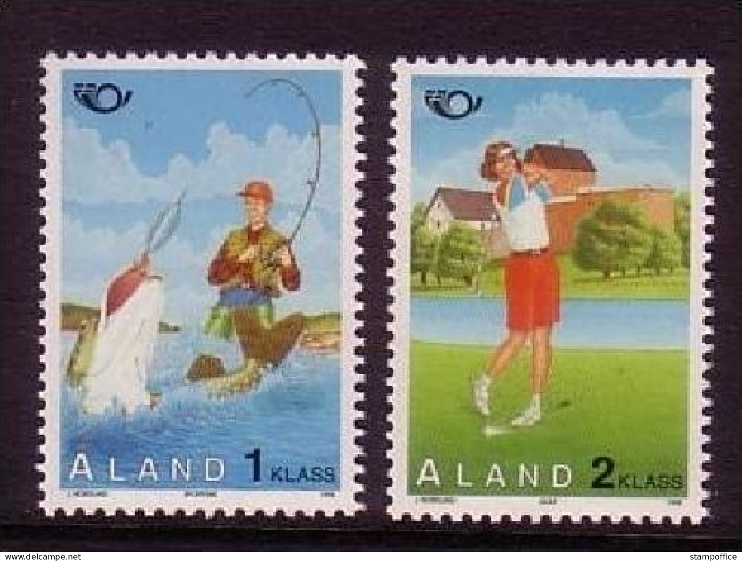 ALAND MI-NR. 102-103 POSTFRISCH(MINT) NORDEN 1995 TOURISMUS GOLF ANGELN - Golf