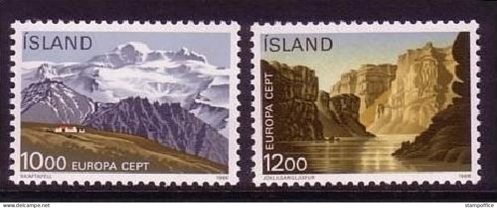 ISLAND MI-NR. 648-649 POSTFRISCH(MINT) EUROPA 1986 - NATUR- Und UMWELTSCHUTZ BERGE - 1986