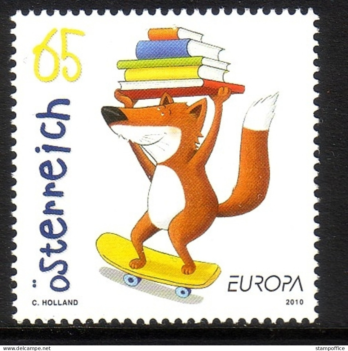 ÖSTERREICH MI-NR. 2873 POSTFRISCH(MINT) EUROPA 2010 KINDERBÜCHER FRIDOLIN - 2010