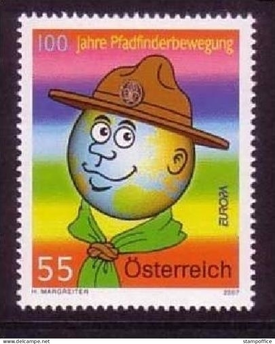 ÖSTERREICH MI-NR. 2671 POSTFRISCH(MINT) EUROPA 2007 PFADFINDER - 2007