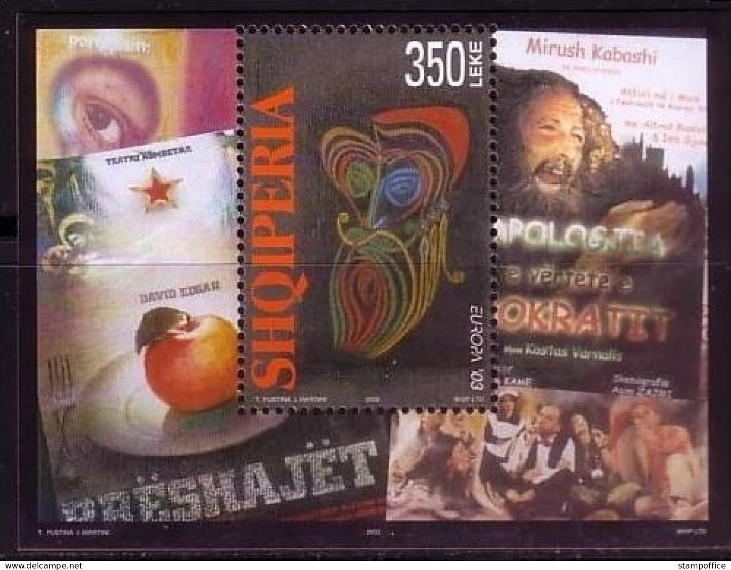 ALBANIEN BLOCK 145 POSTFRISCH(MINT) EUROPA 2003 PLAKATKUNST - 2003