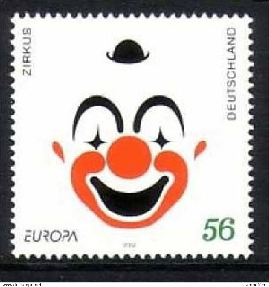 DEUTSCHLAND MI-NR. 2252 POSTFRISCH(MINT) EUROPA 2002 ZIRKUS - 2002