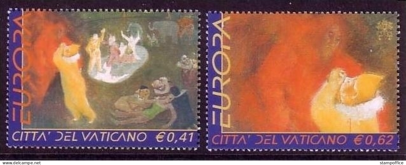 VATIKAN MI-NR. 1415-1416 POSTFRISCH(MINT) EUROPA 2002 - ZIRKUS - 2002