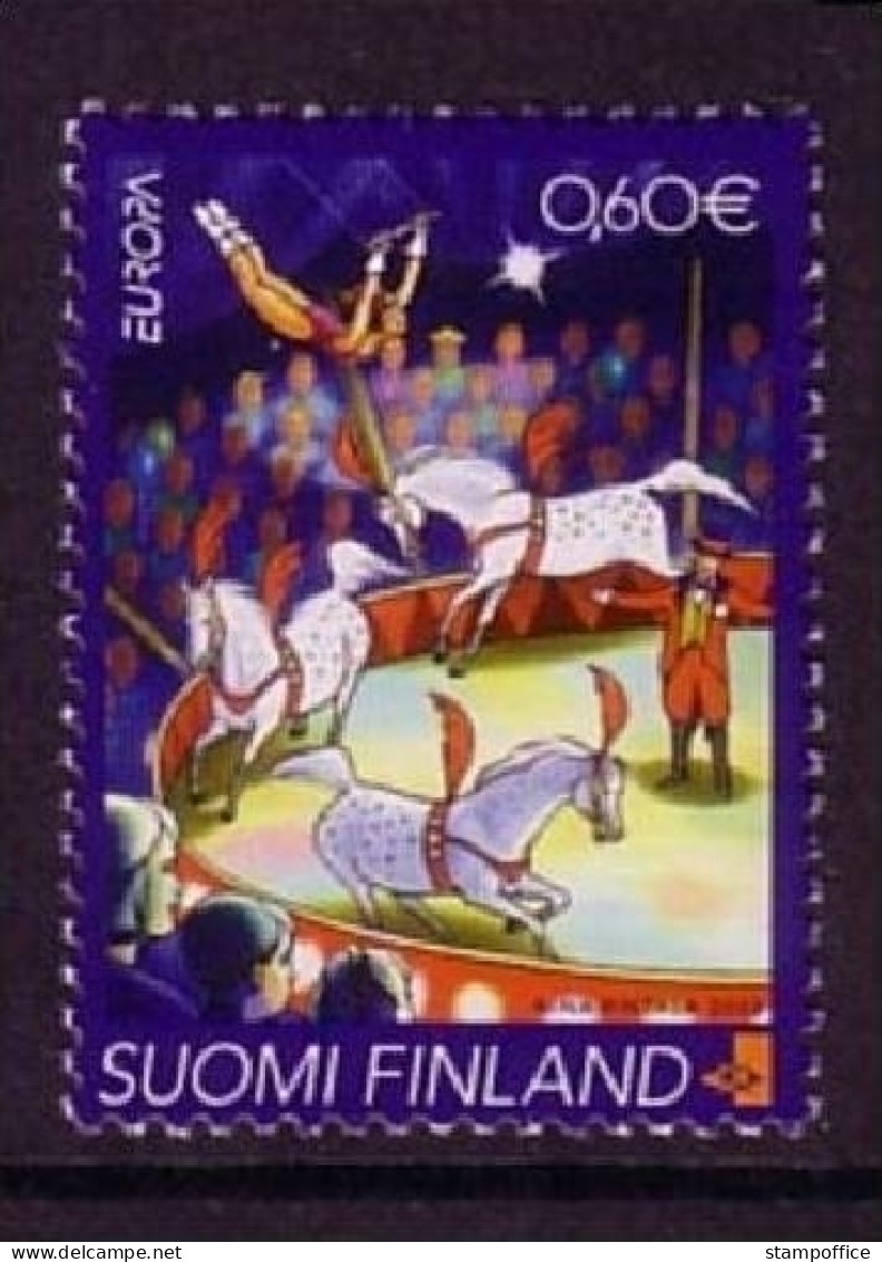 FINNLAND MI-NR. 1623 POSTFRISCH(MINT) EUROPA 2002 ZIRKUS PFERDE IN DER MANEGE - 2002