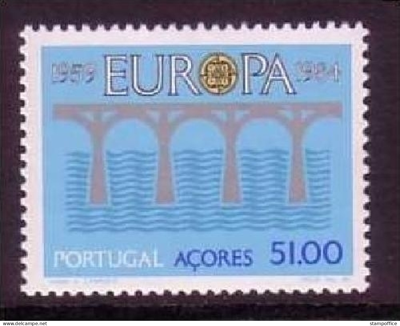 AZOREN MI-NR. 364 POSTFRISCH EUROPA 1984 BRÜCKE - 1984