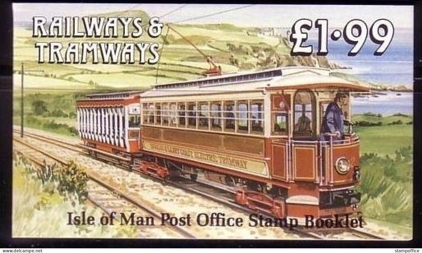 ISLE OF MAN MH 17 POSTFRISCH(MINT) RAILWAYS & TRAMWAYS - STRASSENBAHN 1988 - Tram