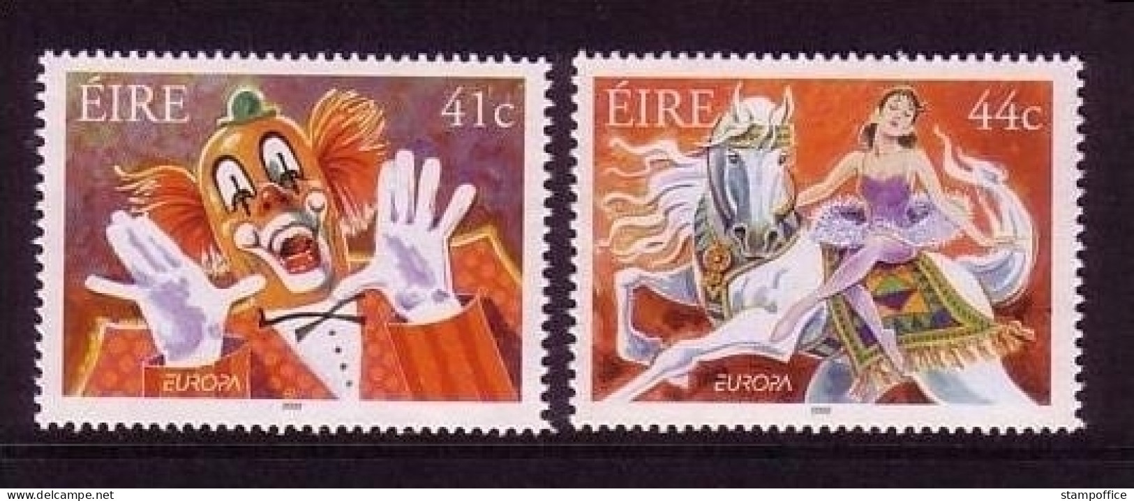 IRLAND MI-NR. 1432-1433 POSTFRISCH(MINT) EUROPA 2002 ZIRKUS - 2002