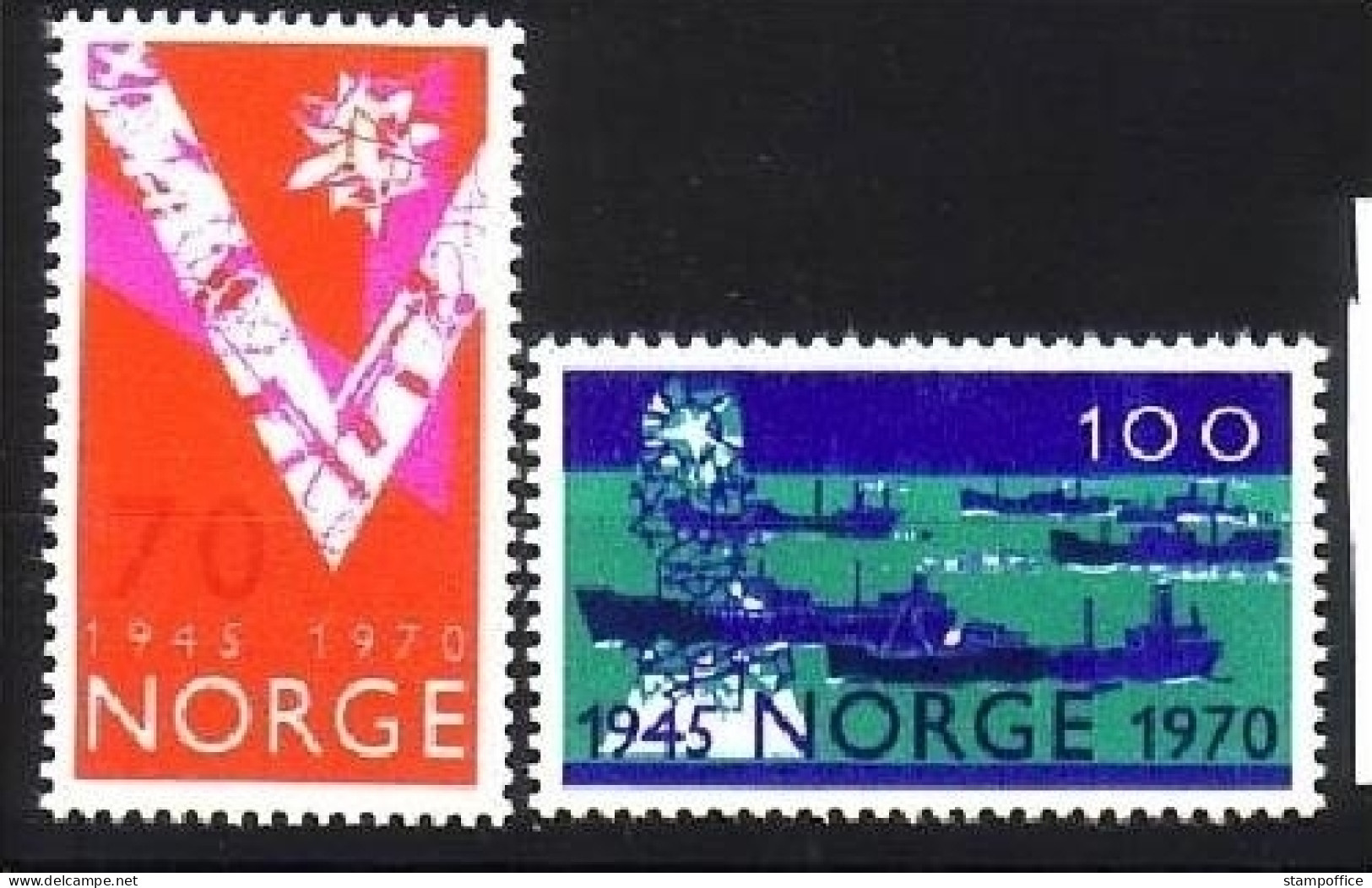 NORWEGEN Mi-Nr. 606-607 POSTFRISCH(MINT) JAHRESTAG DER BEFREIUNG - Nuovi